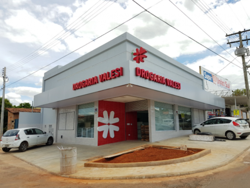 Fachada de Acm para Empresa Santa Helena de Goiás - Fachada de Prédios Comerciais
