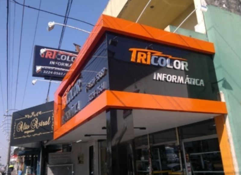 Preço de Fachada Comercial em Acm 3d Valparaíso de Goiás - Fachada em Acm 3d com Led