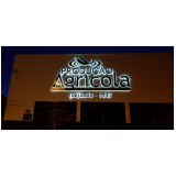 fachadas iluminadas para restaurante Anápolis