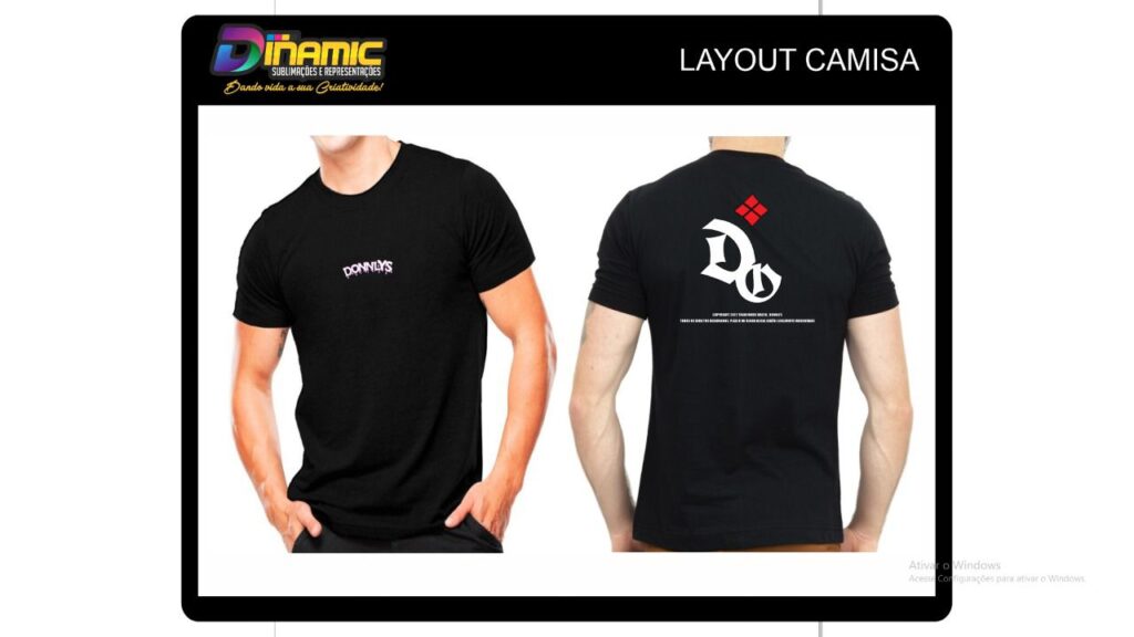 Camisetas Personalizadas - trabalho 3