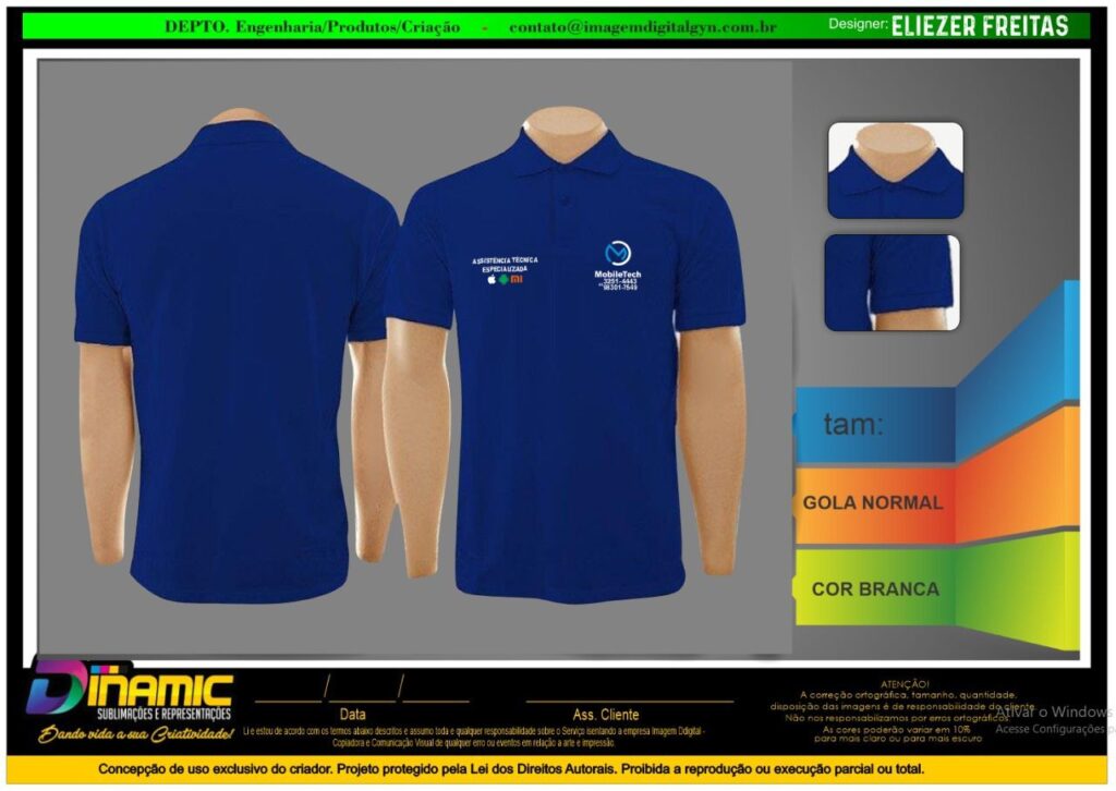 Camisetas Personalizadas - trabalho 7